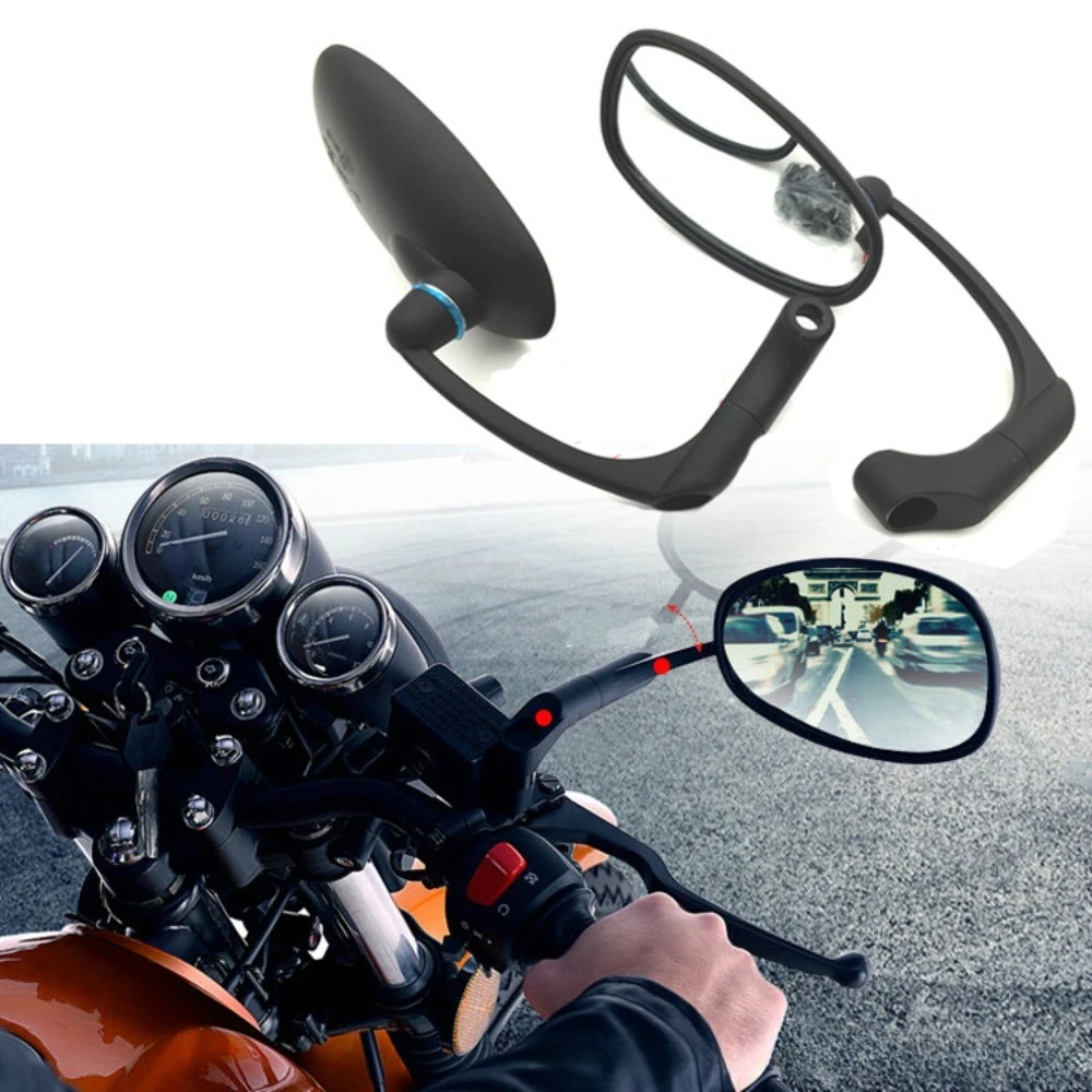 

Cross-border hot-selling motorcycle modified rearview mirror, suitable for Kawasaki Yamaha universal reversing