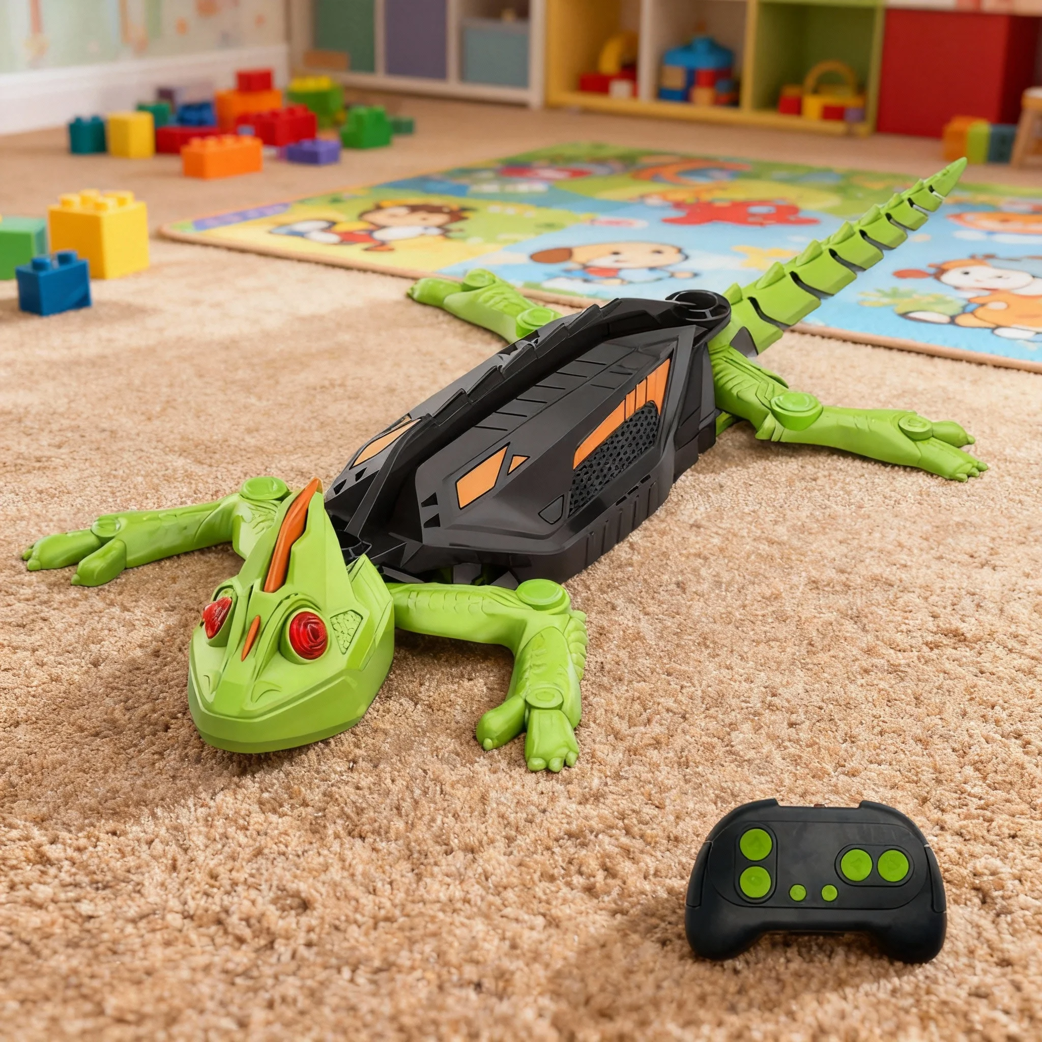 1 قطعة لعبة روبوت أبو بريص لتسلق الجدران بجهاز تحكم عن بعد، قابلة لإعادة الشحن، هدية مبتكرة لعيد الميلاد، تصميم مضاد للسقوط، سهل التشغيل