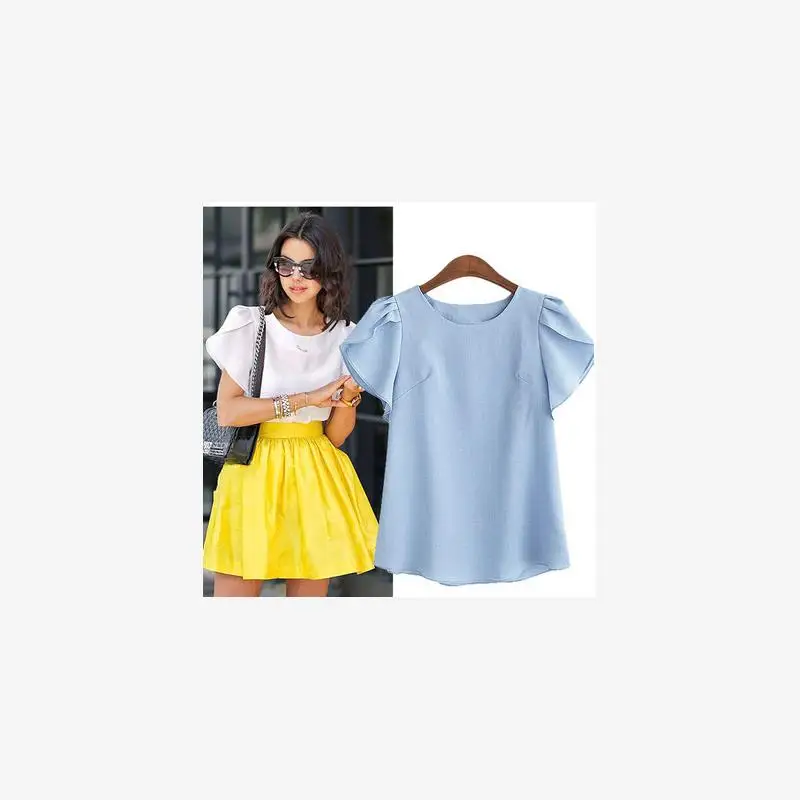 

Летняя женская блузка больших размеров из хлопка и льна, однотонная, с круглым вырезом, с цветочным принтом, тонкая, в уличном стиле