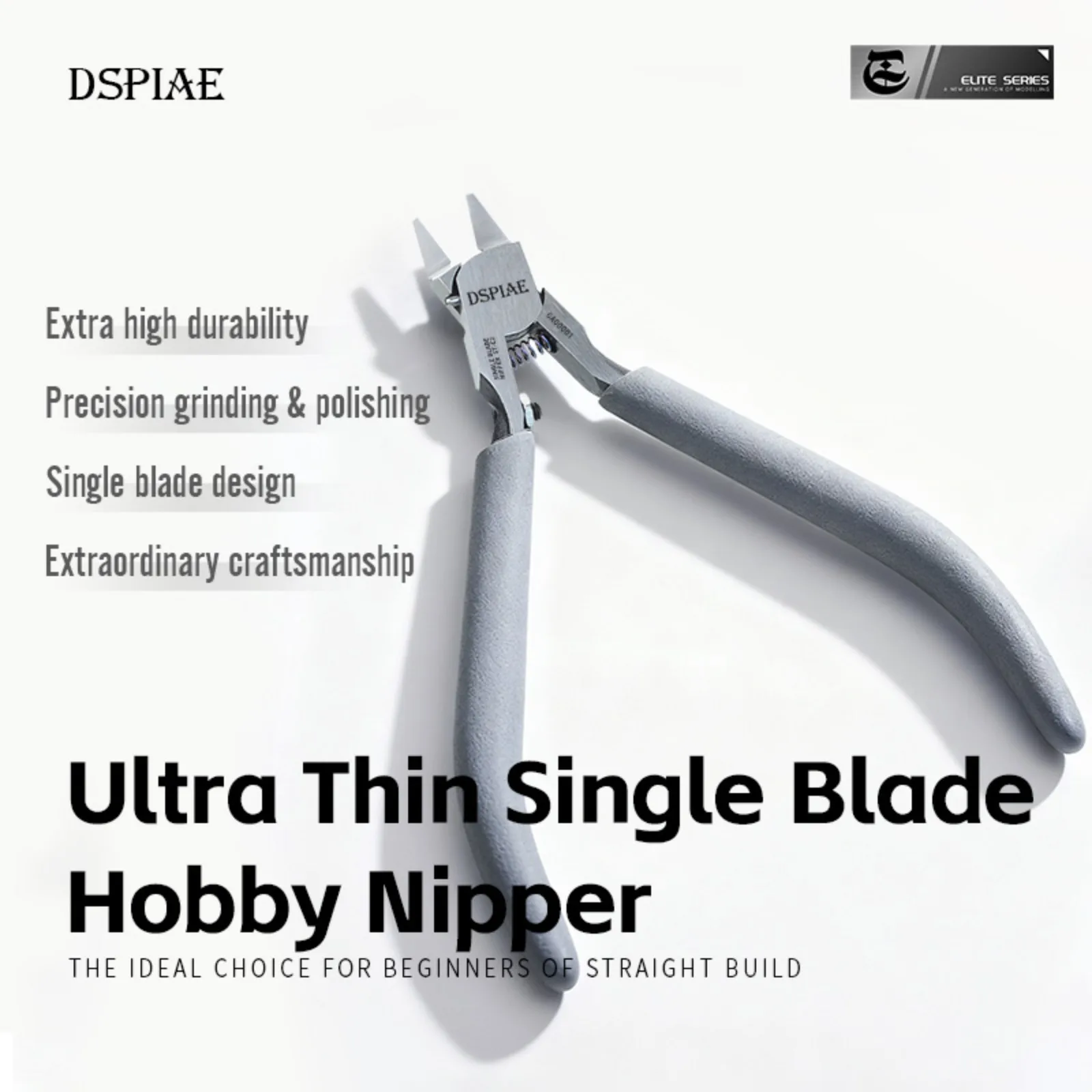 DSPIAE ST-C2 Ultra Thin Single Blade Plier for Gundam Model Making Hobby Nipper for Gunpla Scale Model Building with Storage Box
