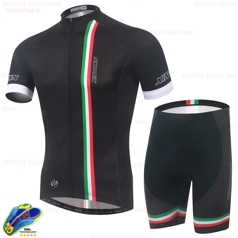 2022 Italy Cycling Jersey Set Summer Cycling Clothing MTB Bike Clothes Uniform Maillot Ropa Ciclismo Man Cycling Bicycle Suit