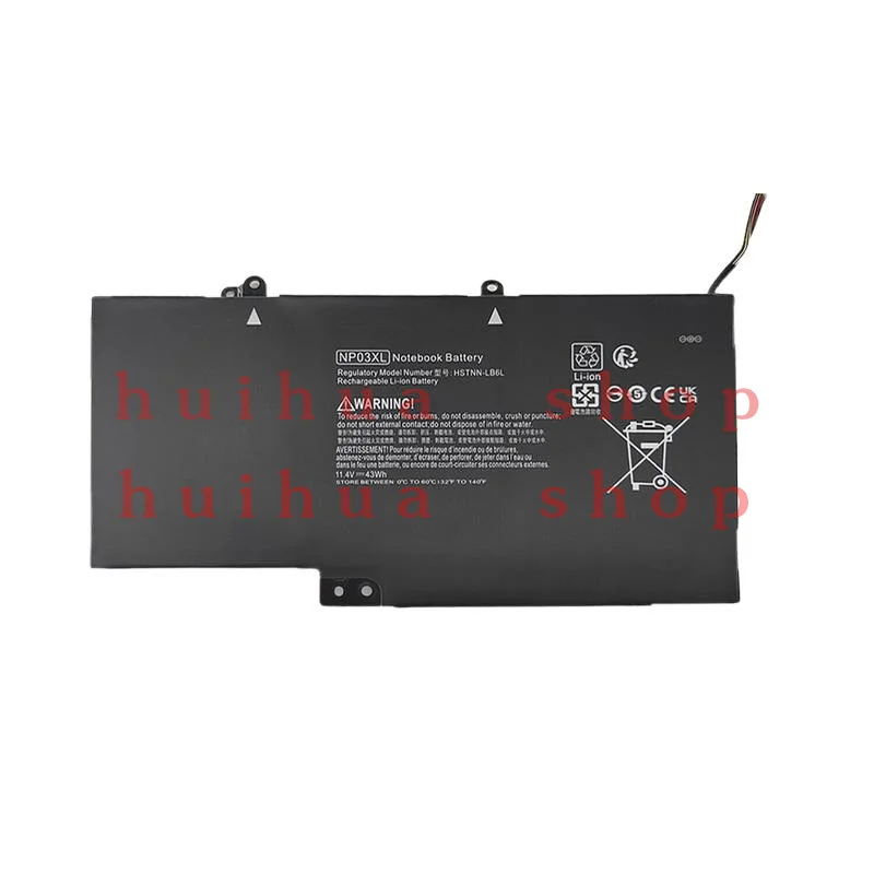 ✅   NP03XL Akku für HP Envy X360 15-U010DX Pavilion X360 13-A010DX 761230 -005