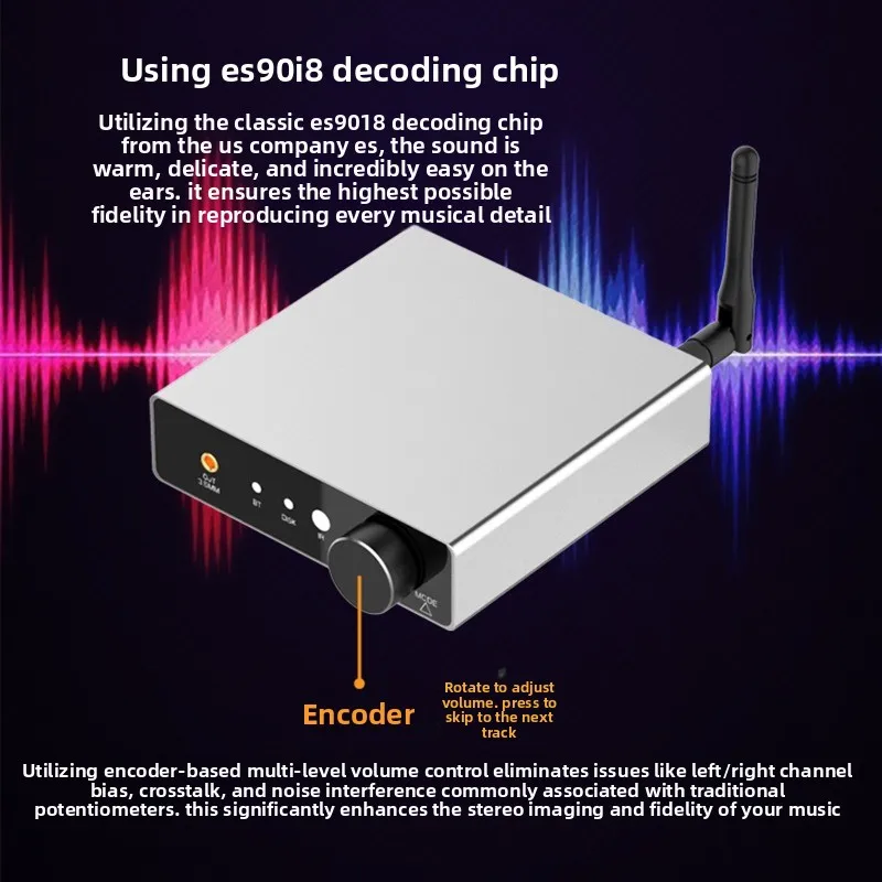 Lossless decoder usb drive bluetooth receiver player hi-fi audiophile coaxial optical computer usb audio decoder