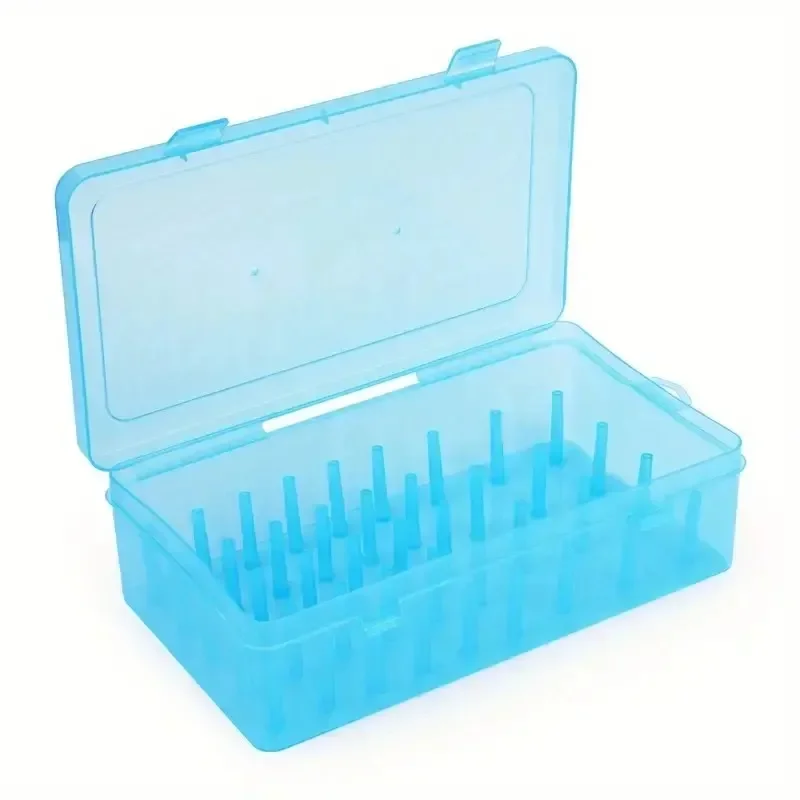 Clear Sewing Box Coil Storage Box Coil Organizer DIY Home Accessories 42 Axis 1Pc image 2