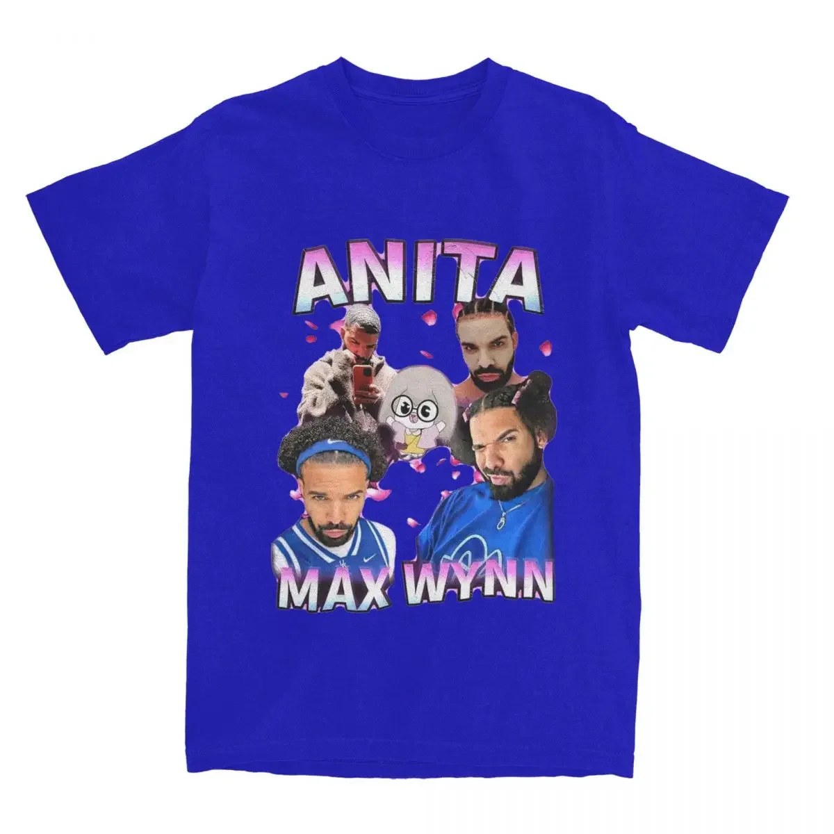 Merchandise Men 100% Cotton Novelty Tee Shirt Short Sleeve Clothing Birthday Gift Anita Max Wynn Meme T Shirts  vintage t shirt