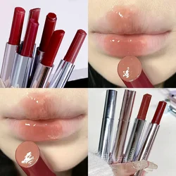 Clear Water Light Solid Lip Gloss Jelly Pink Red Lip Tint Mirror Glass Lip Glaze Lasting Moisturising Lipstick Pen Korean Makeup