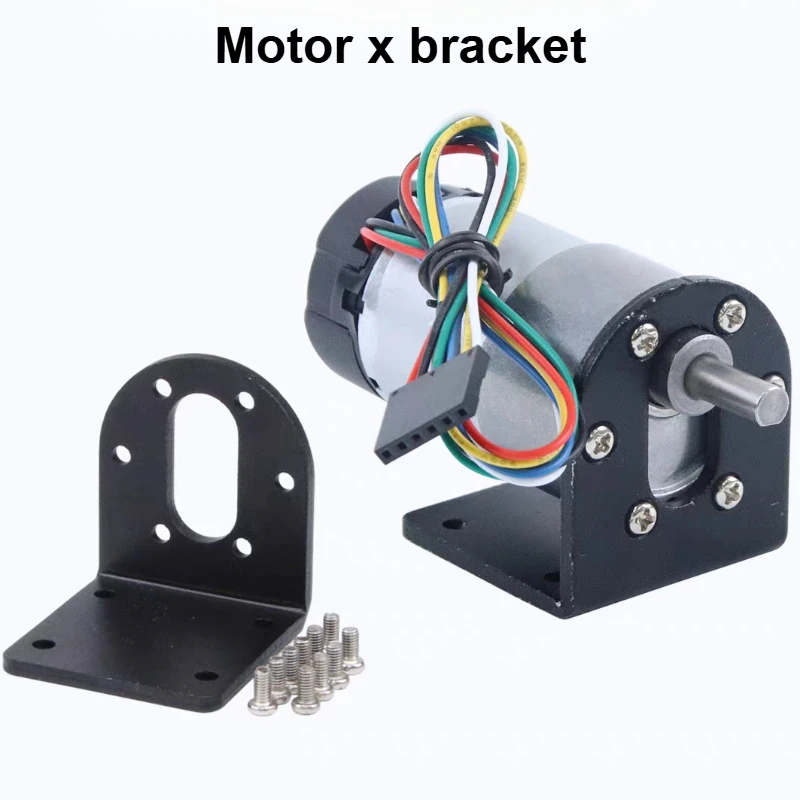 JGB37-3530 DC Encoder Geared Motor 12V Low Speed Large Torque Angular Speed Signal Feedback