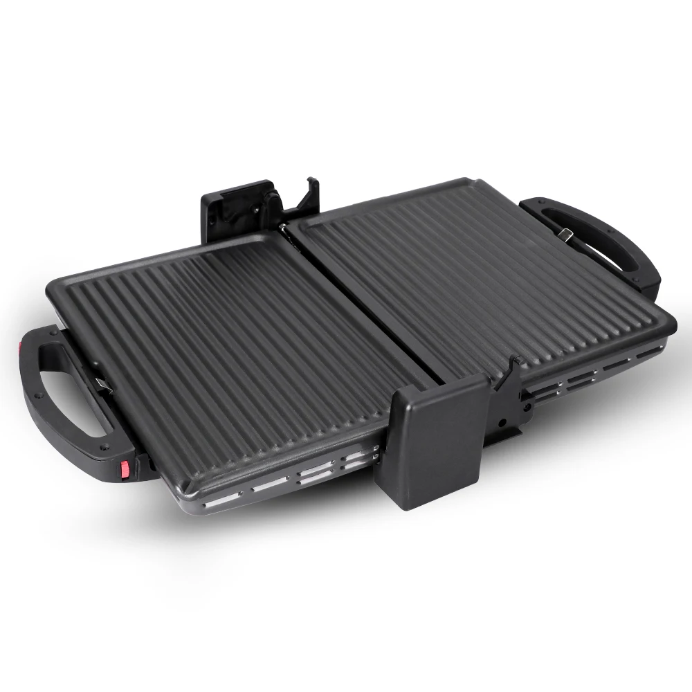 ماكينة ضغط شرائح اللحم التجارية للشواية بقدرة 2000 وات مع لوحة غير لاصقة