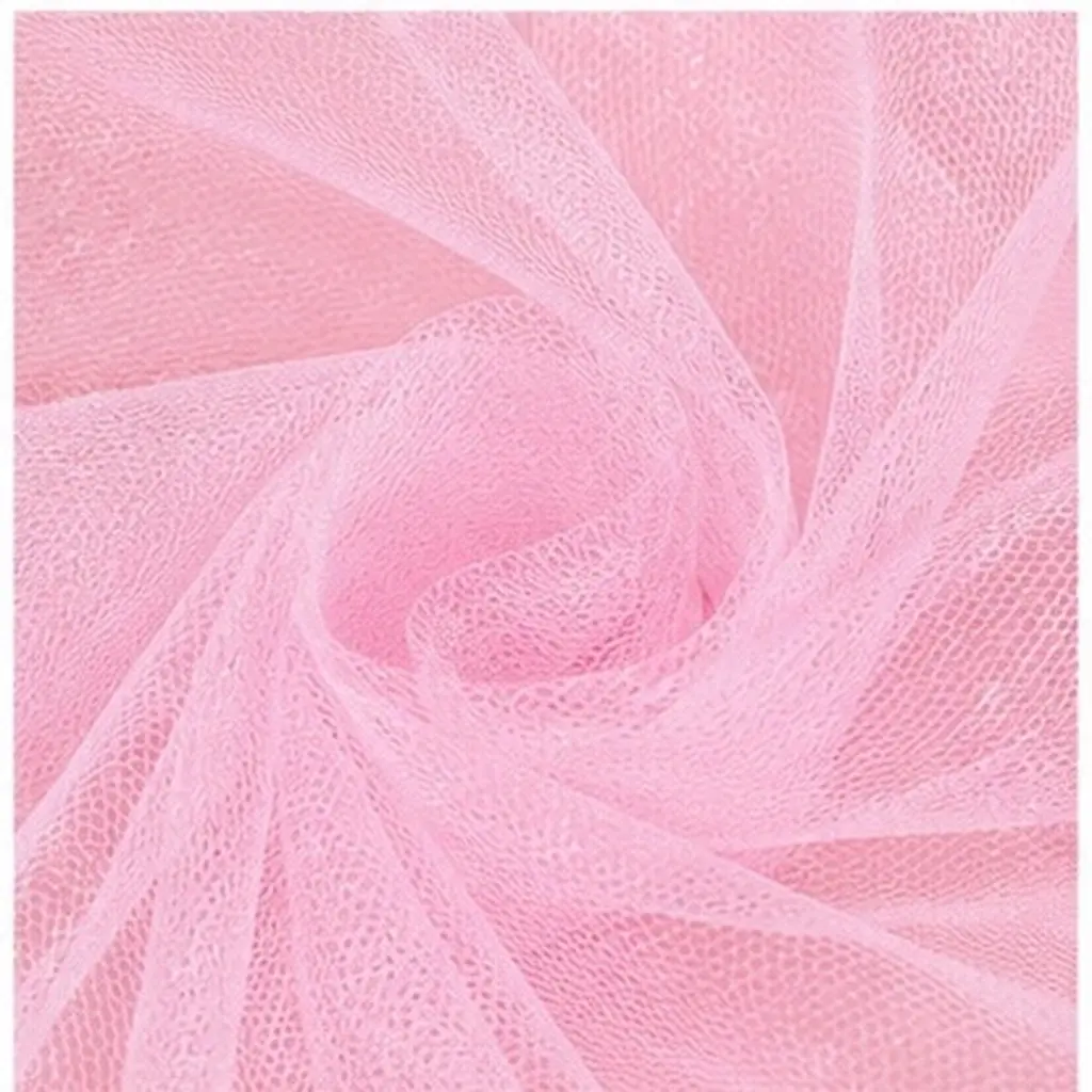 900M X 48Cm Premium Sheer Organza Roll Fabric for Wedding Decor DIY Crafts Table Sashes Bouquet Wraps Balloon Topiary Light Pink