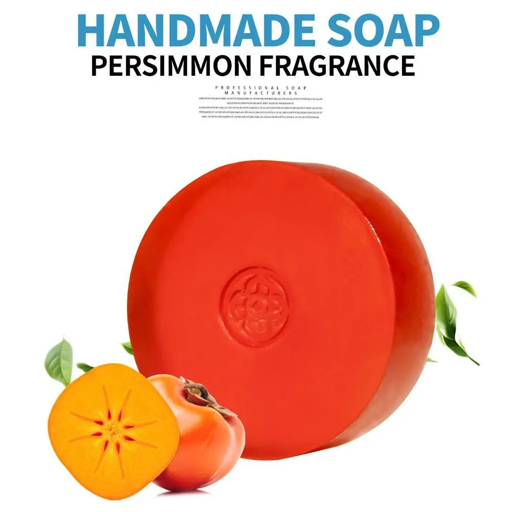 

New Persimmon Goat Milk Fragrance Soap Moisturizes, Moisturizes, Mildly Cleanses, Fragrances, Softens and Cares Skin Soap