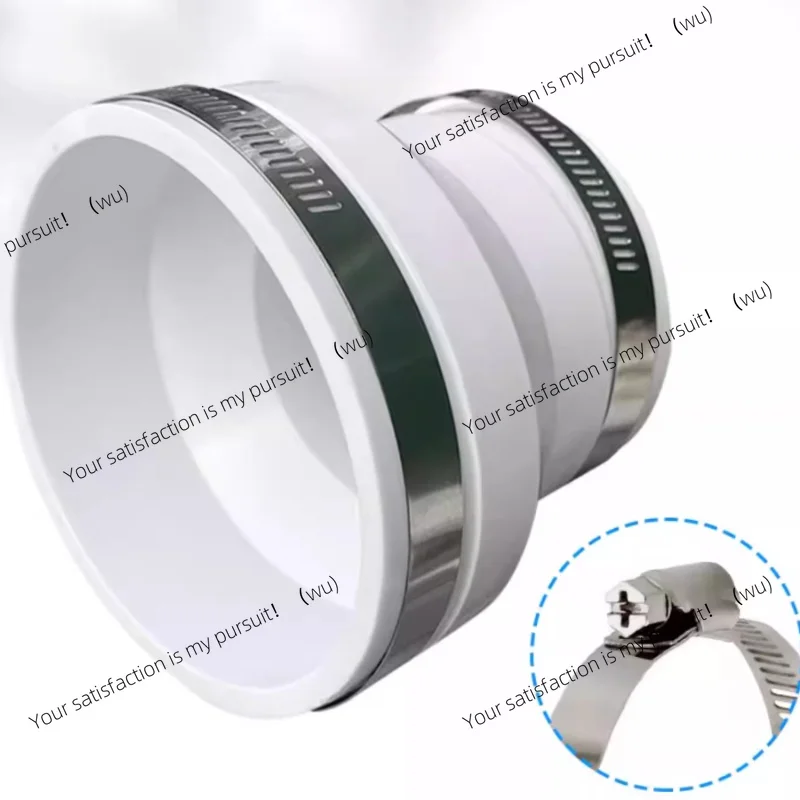 1pcs Flexible pipe coupling PVC rubber reducer for fresh air system duct fans pipes Rubber reduction Sealing parts
