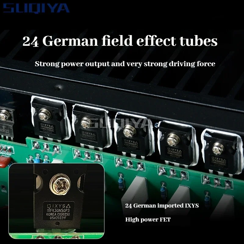 SUQIYA-référence Accuphase E-406 classe A et B amplificateur haute puissance Audio domestique HiFi post amplificateur 320W Protection des haut-parleurs