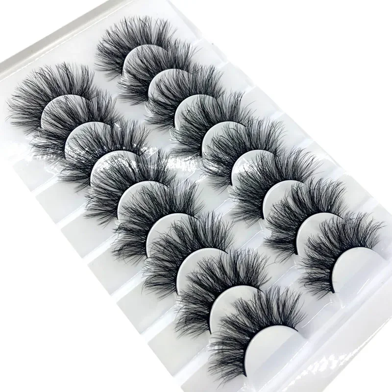 8 pairs 15-22mm natural 3D false eyelashes fake lashes makeup kit Mink Lashes extension mink eyelashes maquiagem