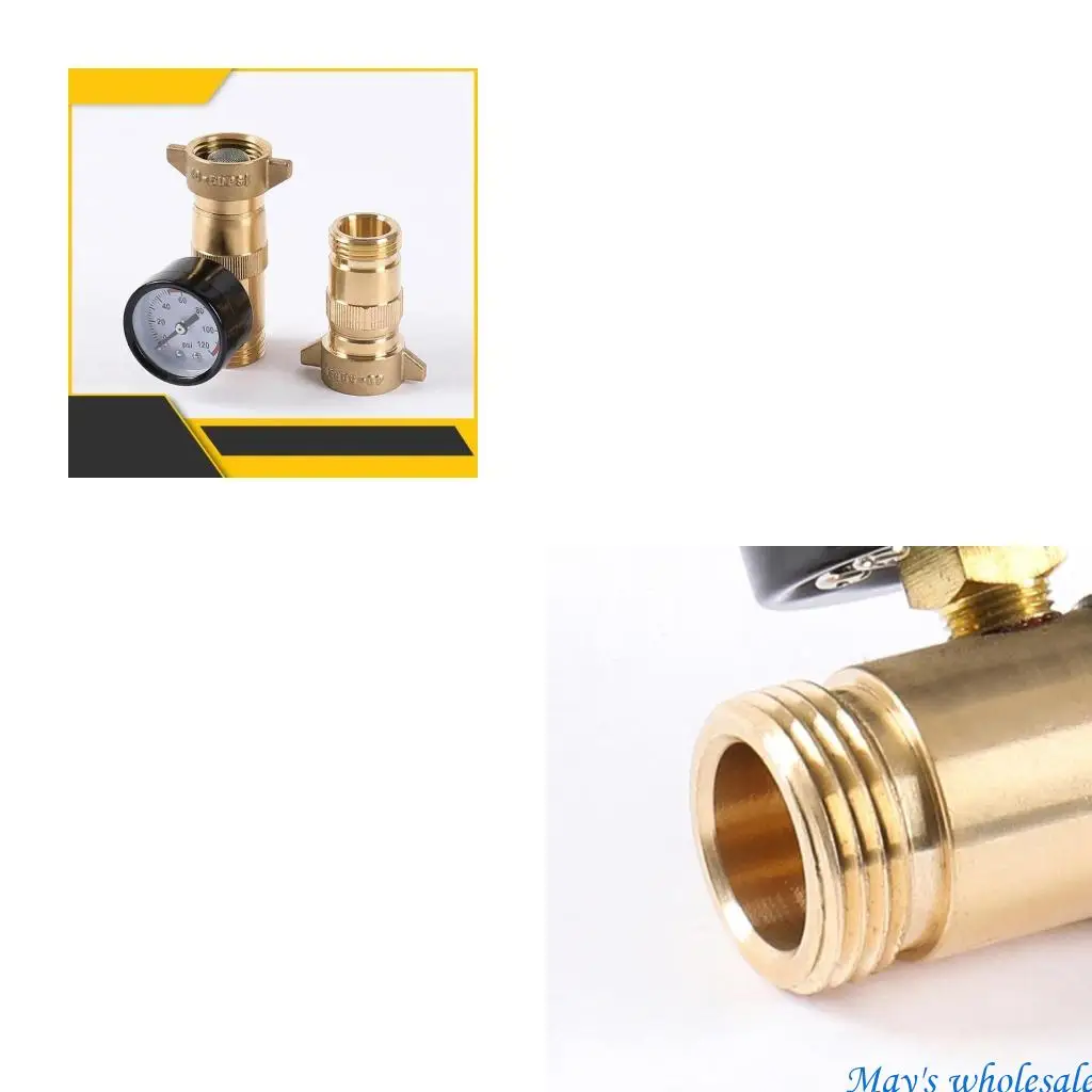 

Универсальный регулятор давления воды, редуктор давления для туристического прицепа, садовый шланг 448A