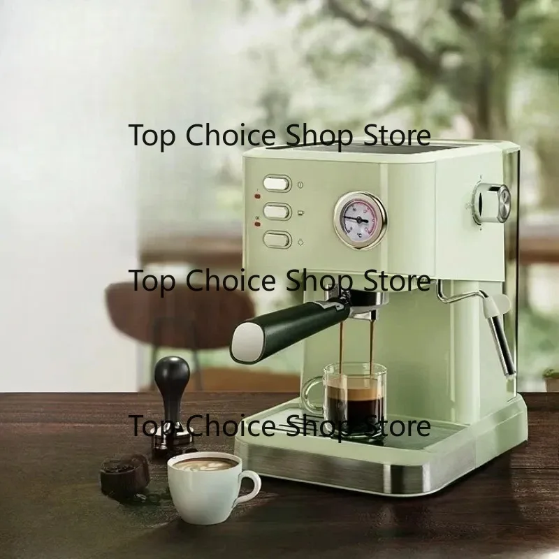 Home Espresso Machine for Beginners Semi-automatic Espresso Machine Small Extraction Coffee Machine Steam Milk Frother Latté