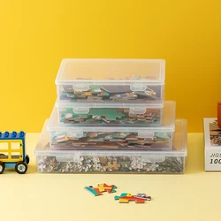 Puzzle Toys, Building Block Parts, Transparent Packaging And Organizing Box