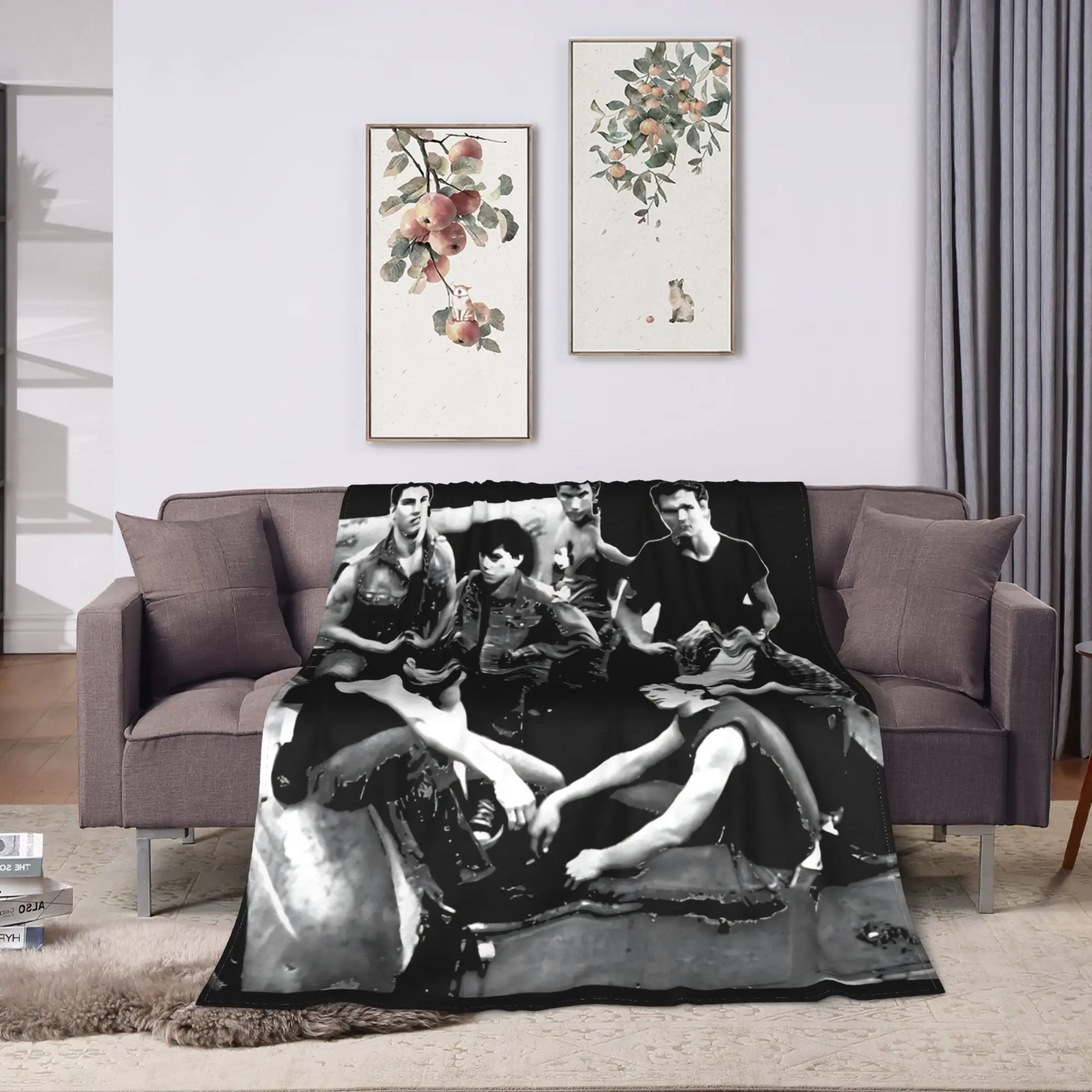 The Outsiders Flannel Blanket Winter  Soft Durable Throw Blanket for Kids Home Decor Pattern Bedspread Sofa Bed Cover