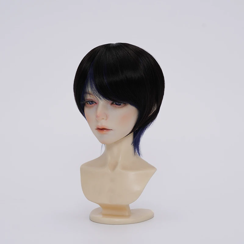 BJD doll wig suitable for 1/3 1/4 1/6 size wig soft silk juvenile hair color matching short hair BJD doll wig doll accessories