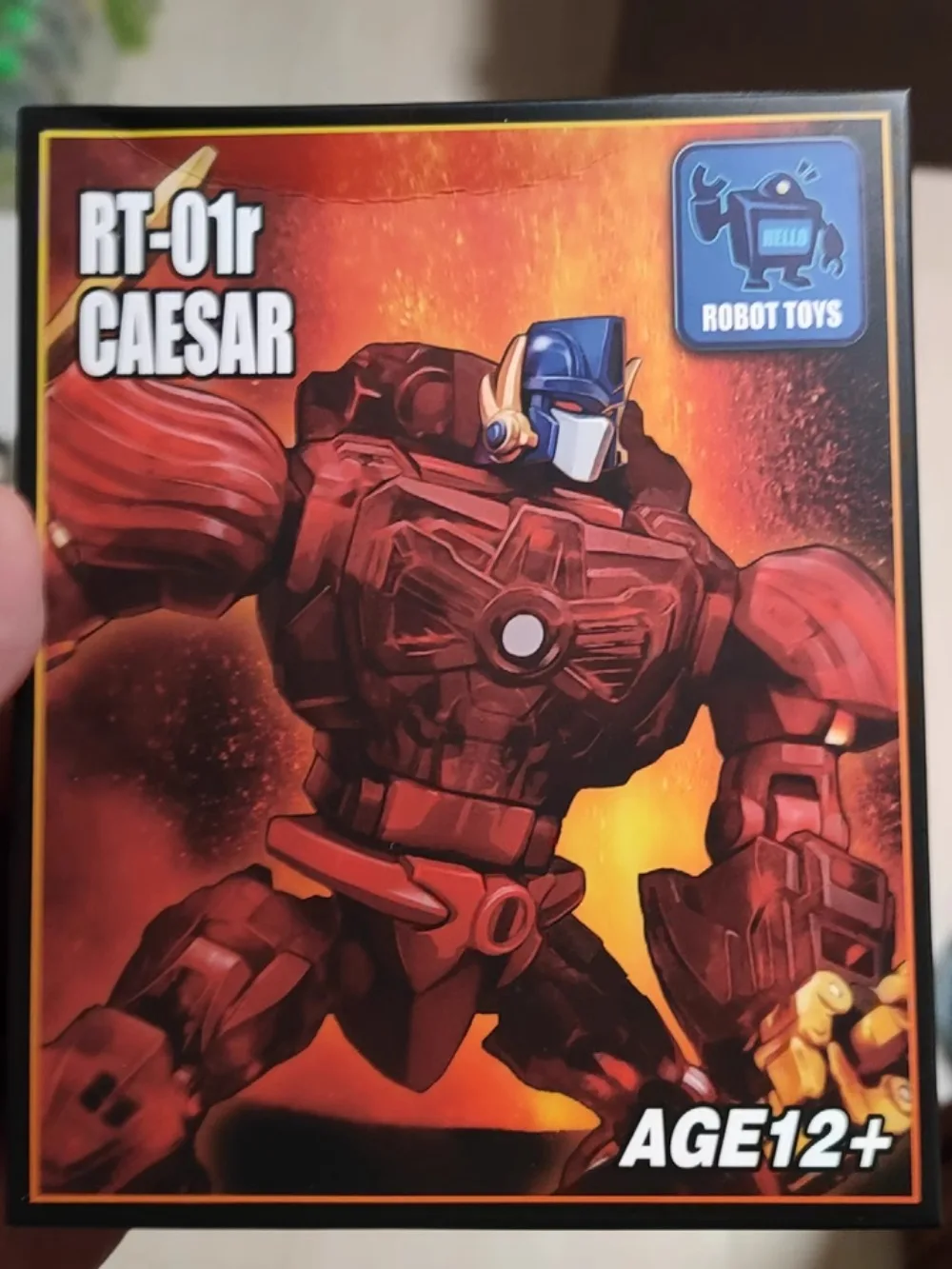 Disponibile Rt-01r Orangutan Casesar Cesare Ripeti Rosso Trasparente Modello Piccola Proporzione Deformazione Giocattoli Robot Action Figures