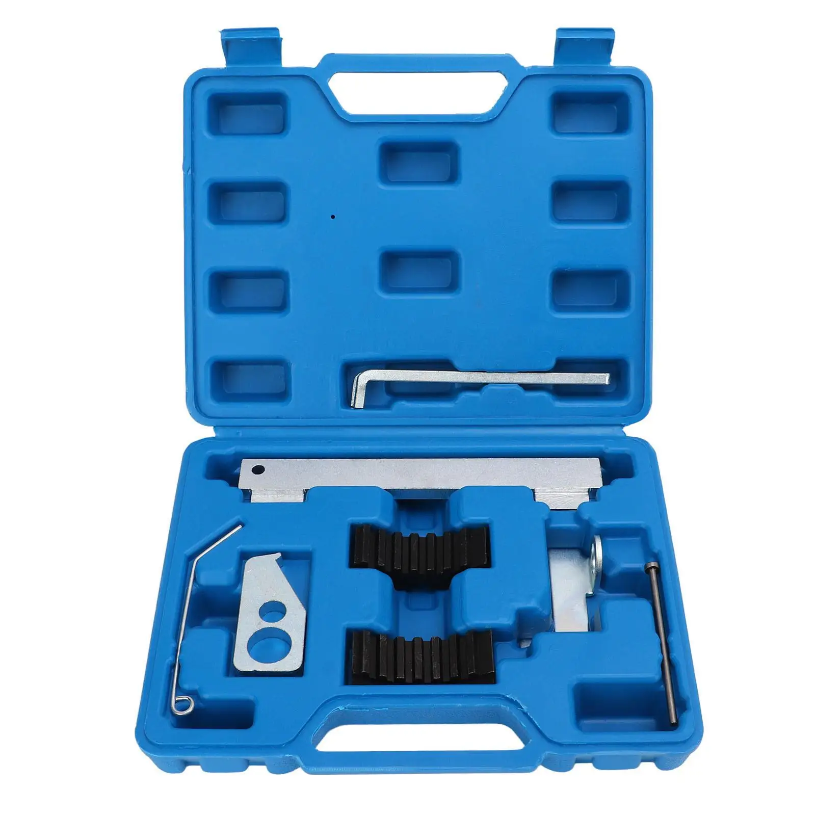 

Engine Camshaft Timing Tool Camshaft Alignment Tool Set Carbon Steel Crankshaft Locking Tool with for Case car Maintenance