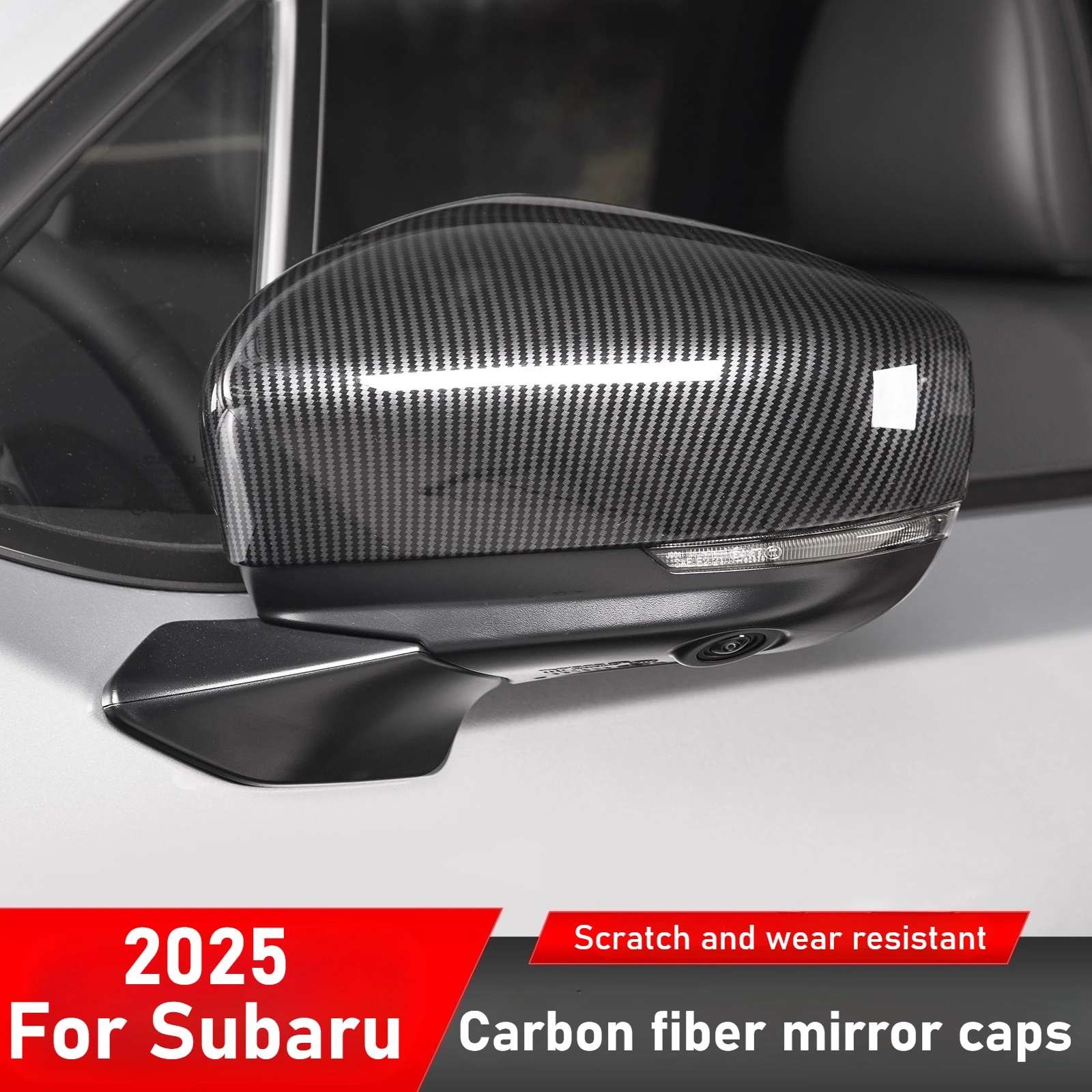 

For Subaru Forester 2025 carbon fiber mirror housings and universal interior modification accessories for left and right driving