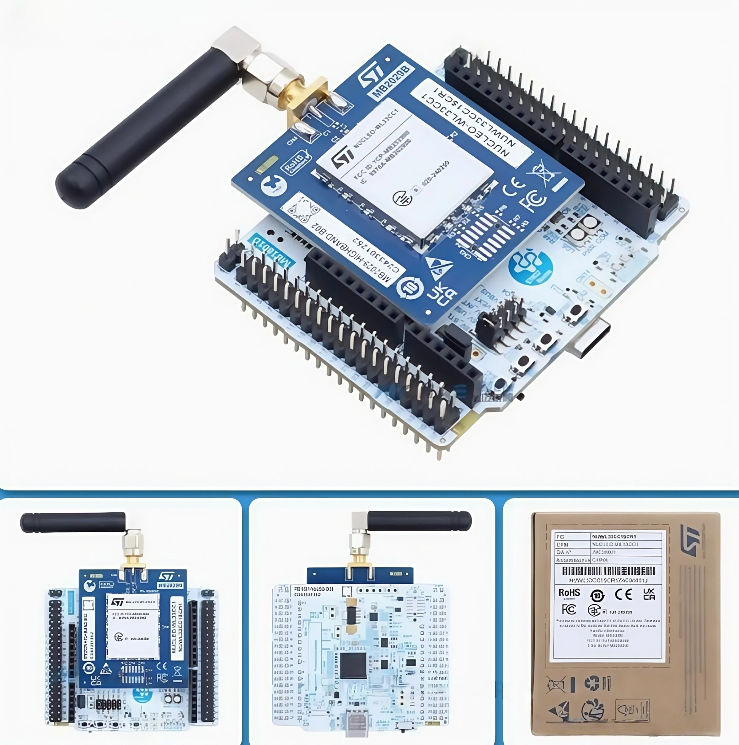 

NUCLEO-WL33CC1 Плата разработки Nucleo-64 STM32WL33CC Микроконтроллер 868 МГц/915 МГц