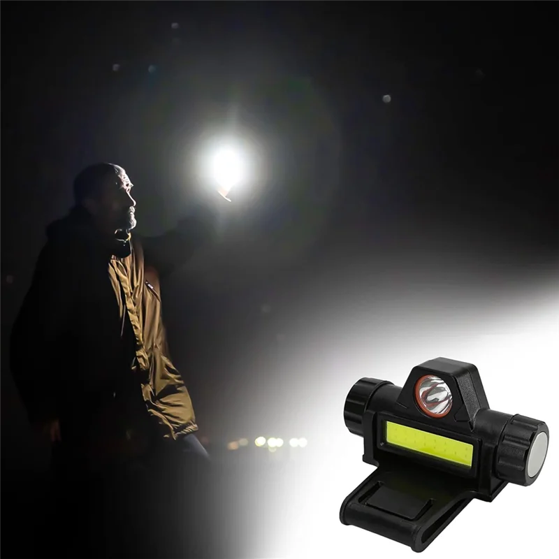 Luz recarregável para capacete de soldagem ABKY com farol versátil e lanterna para escurecimento automático e farol forte