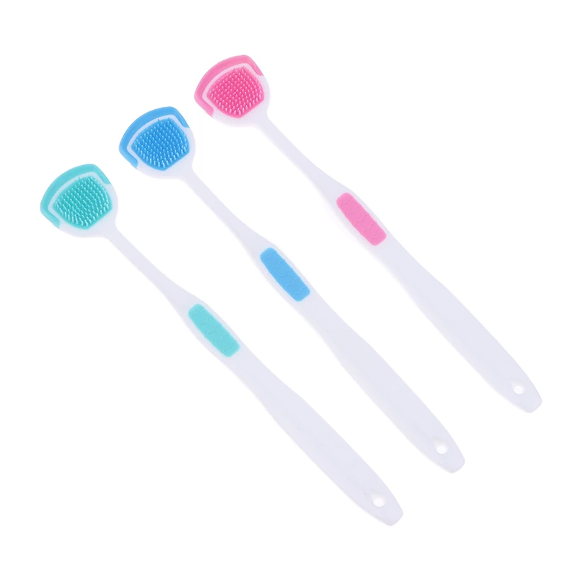 1/5 Stück Mundreiniger-Bürste, Zungenschaber, weiche Silikon-Zungenbürste, Zahnbürste für die Mundhygiene, für frischen Atem, Hygiene-Pflege-Tools – Detail 3
