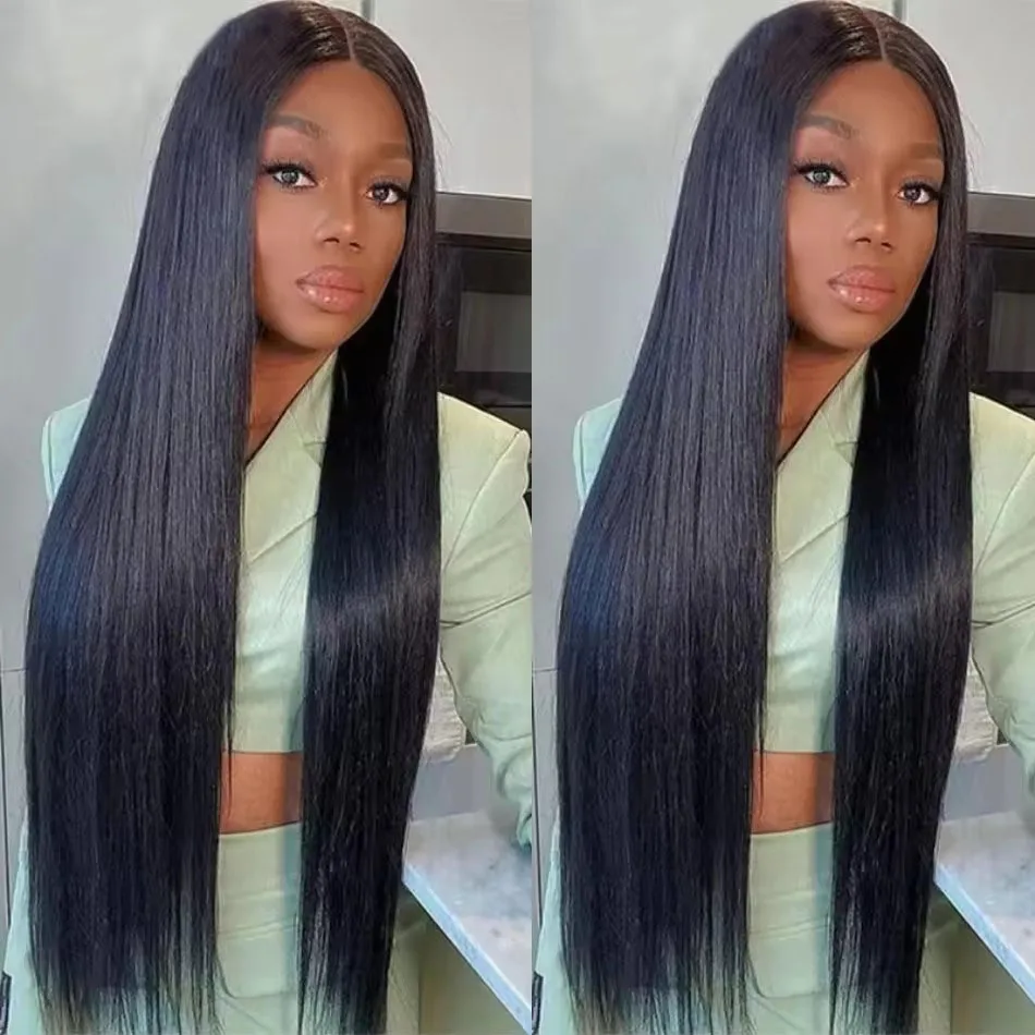 40 بوصة 220 الكثافة طويل مستقيم 13x6 الدانتيل الباروكة الأمامية 360 HD الدانتيل الشفاف الشعر البشري 100% المرأة البرازيلي الدانتيل شعر مستعار أمامي