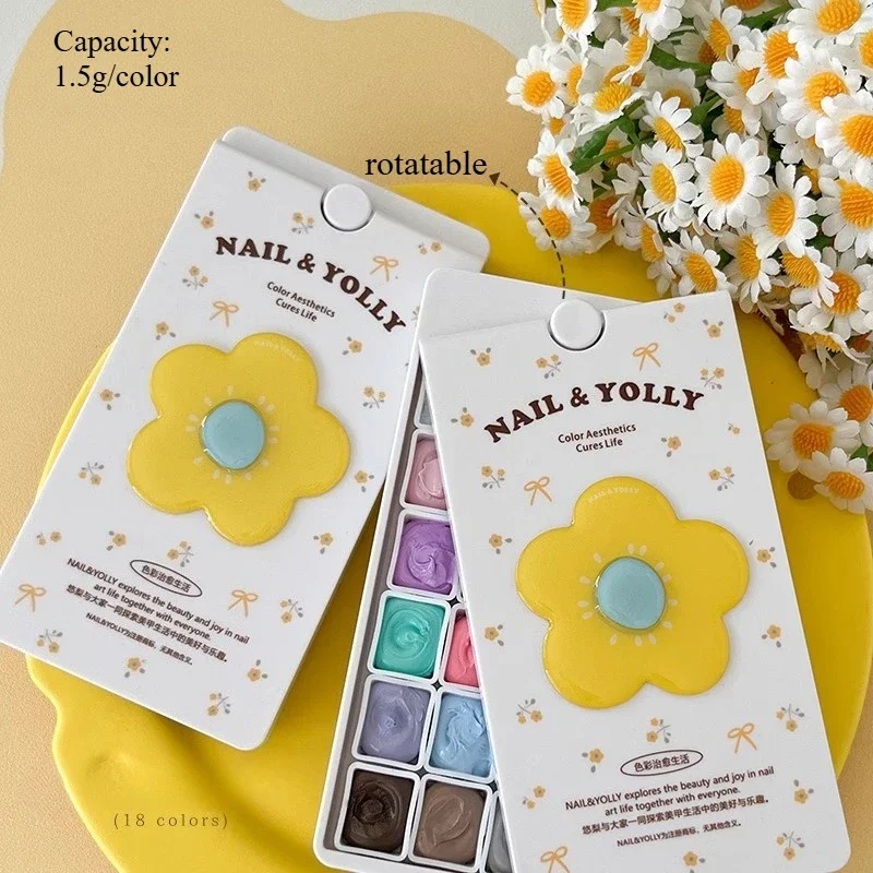 18 ألوان النفط اللوحة رسم هلام مسمار الفن ثلاثية الأبعاد تأثير الملمس لا حاجة معطف فوقي UV/LED طلاء الأظافر ورنيش للتقليم #4