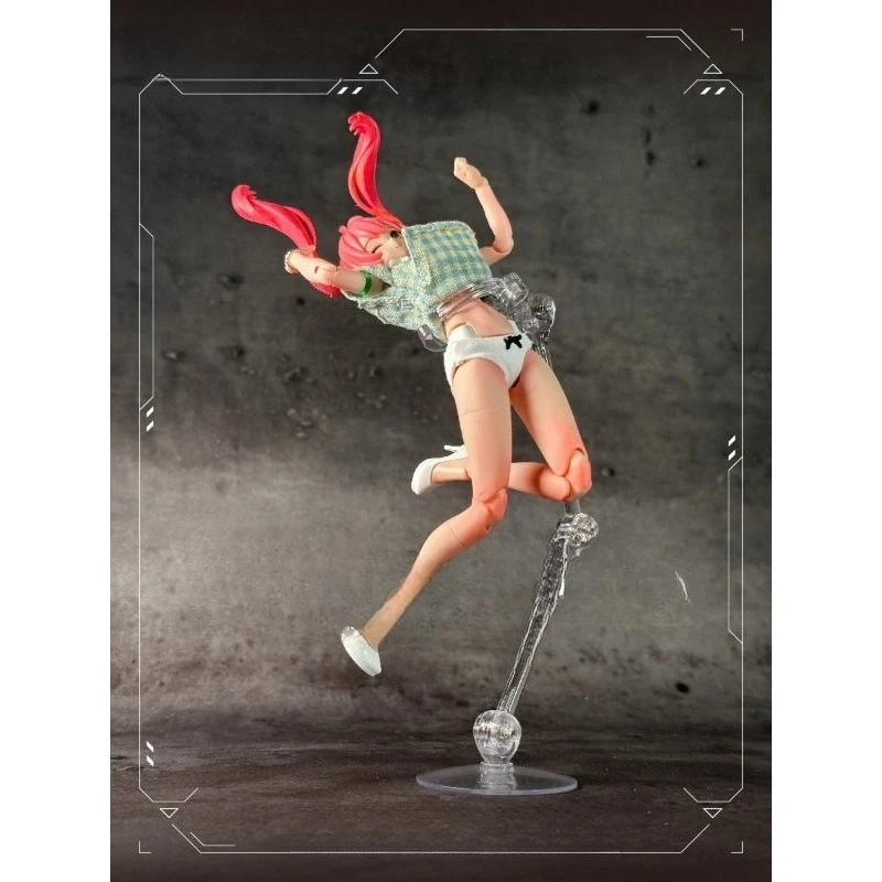 1/12 Scale Female Soldier Bow Underwear Clothes Model for 6-inch BJD OB11 Romankey Action Figures Scene Accessories - view 5