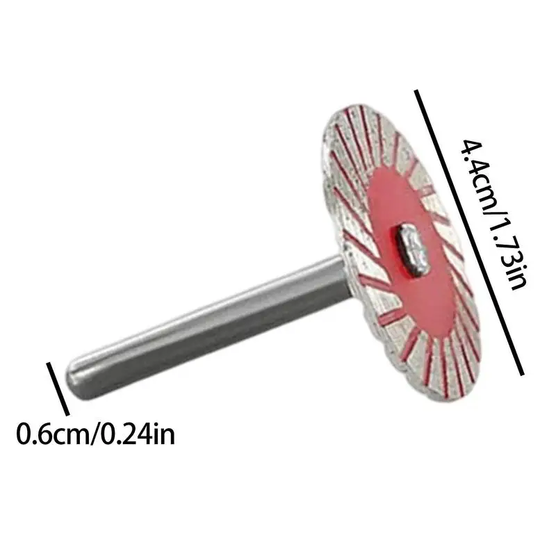 Diamond Cutting Disc Wheels Circular Saw Blade CutOff Rotary Tool Disk Mini Drill Mandrel Wood Stone Plastic Glass Sharps Cutter