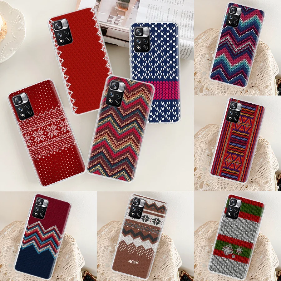 Traditional Knitting Techniques in the East Phone Case For Xiaomi Redmi Note 11 12 Pro Plus 12S 11S 11T 11E 10S 10 9 9S 9T 4G 5G