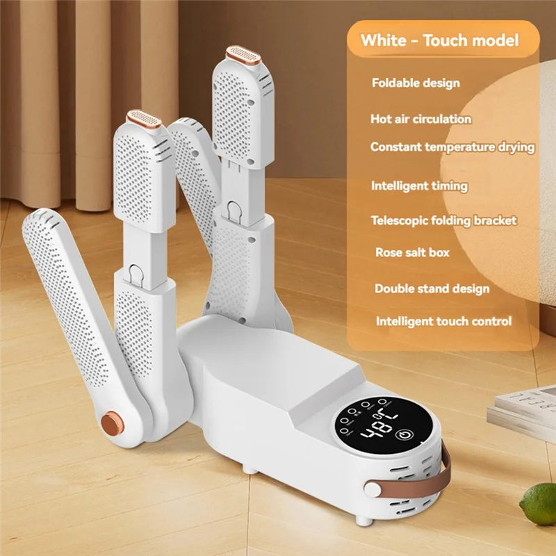 

Дезодоратор Сушилка для обуви Сушилка для ботинок Портативная электрическая сушилка для обуви Складная конструкция Сушилка для перчаток для лыжных ботинок, рабочих ботинок с вилкой европейского стандарта - новая