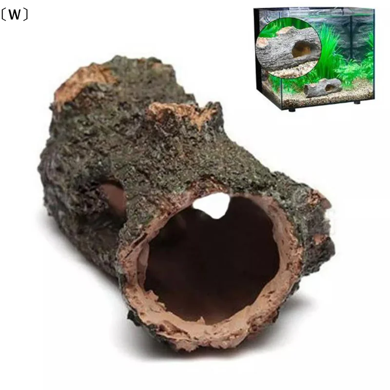 ómW zas Neu eingetroffen Aquarium-Ornament, Hohlloch, Baum, Tunnel, Höhle, Aquarium-Dekor, Septum, Winter1, Wong