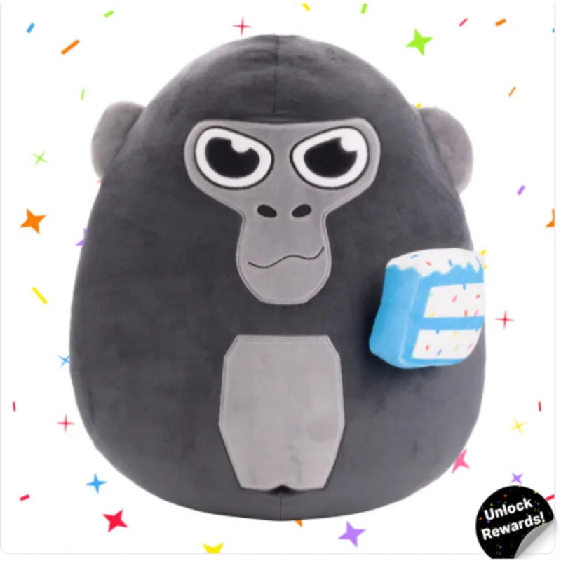 Gorilla Tag Monke Doughboi Plush Toy Kawaii Cute Soft Stuffed Cartoon Game Character Plush Collection Birthday Gift For Kids