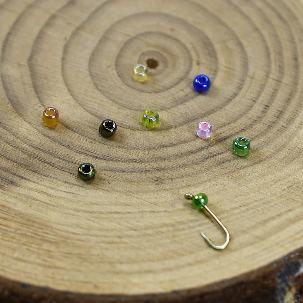 Cuentas de vidrio metálicas japonesas 2mm para señuelos de pesca - imagen 3