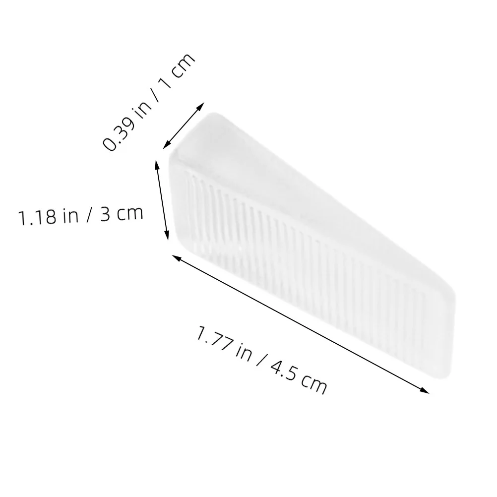 4 قطعة أسافين تسوية الأثاث الحشوات البلاستيكية لجدول رف الكتب خزانة مثبت الباب أدوات تحسين المنزل مستوي #3