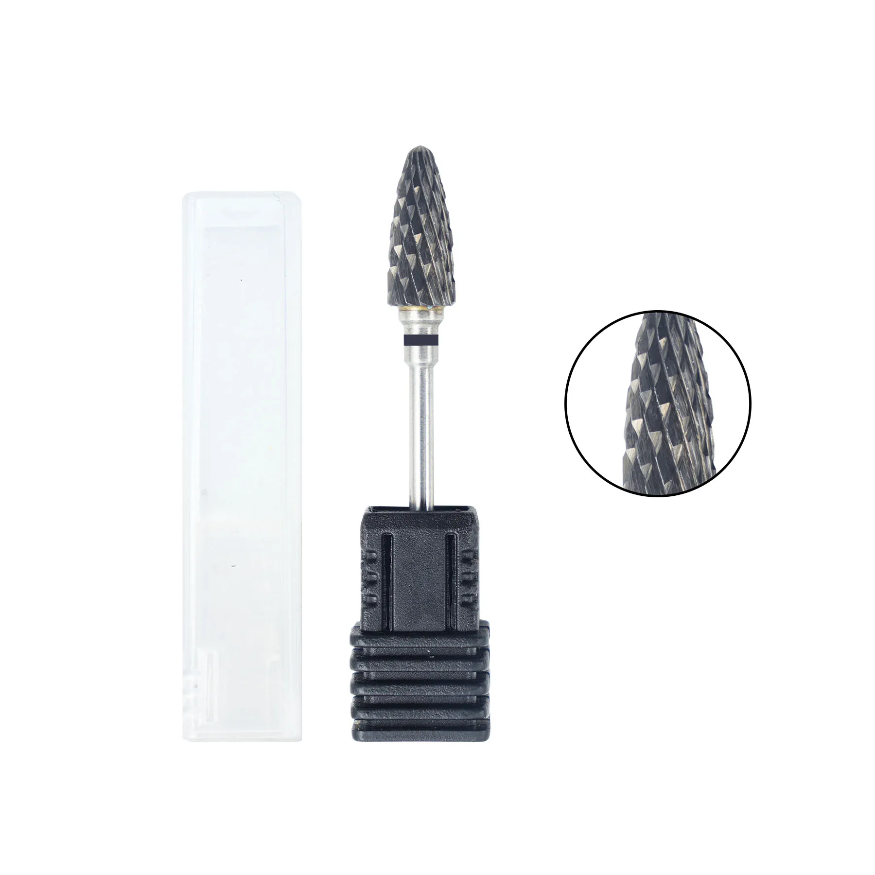 Jeu de forets à ongles en carbure de tungstène 5 en 1, fraises électriques pour manucure, dissolvant de vernis Gel, bavure pour le soin des ongles