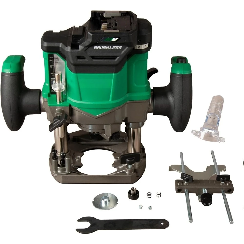 Cordless Plunge Router, 36V Variable Speed Router, Up to 46 Feet per Minute, Lightweight Design, LED Work - NEW