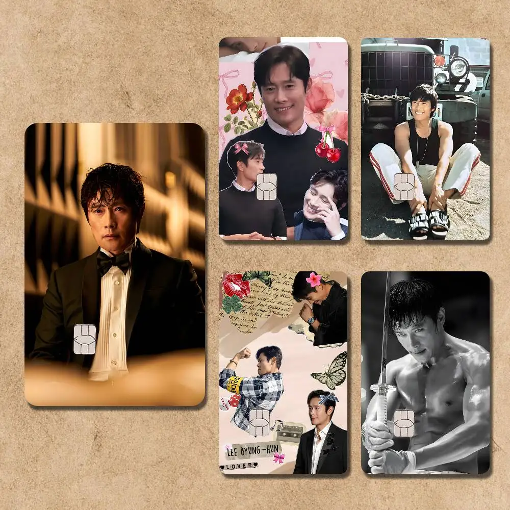 

B-Byung H-Hun Lee Credit Card Skin Party Stickers for Visa Bank Card Bus Metro Access Card Pvc Waterproof Decal Gift