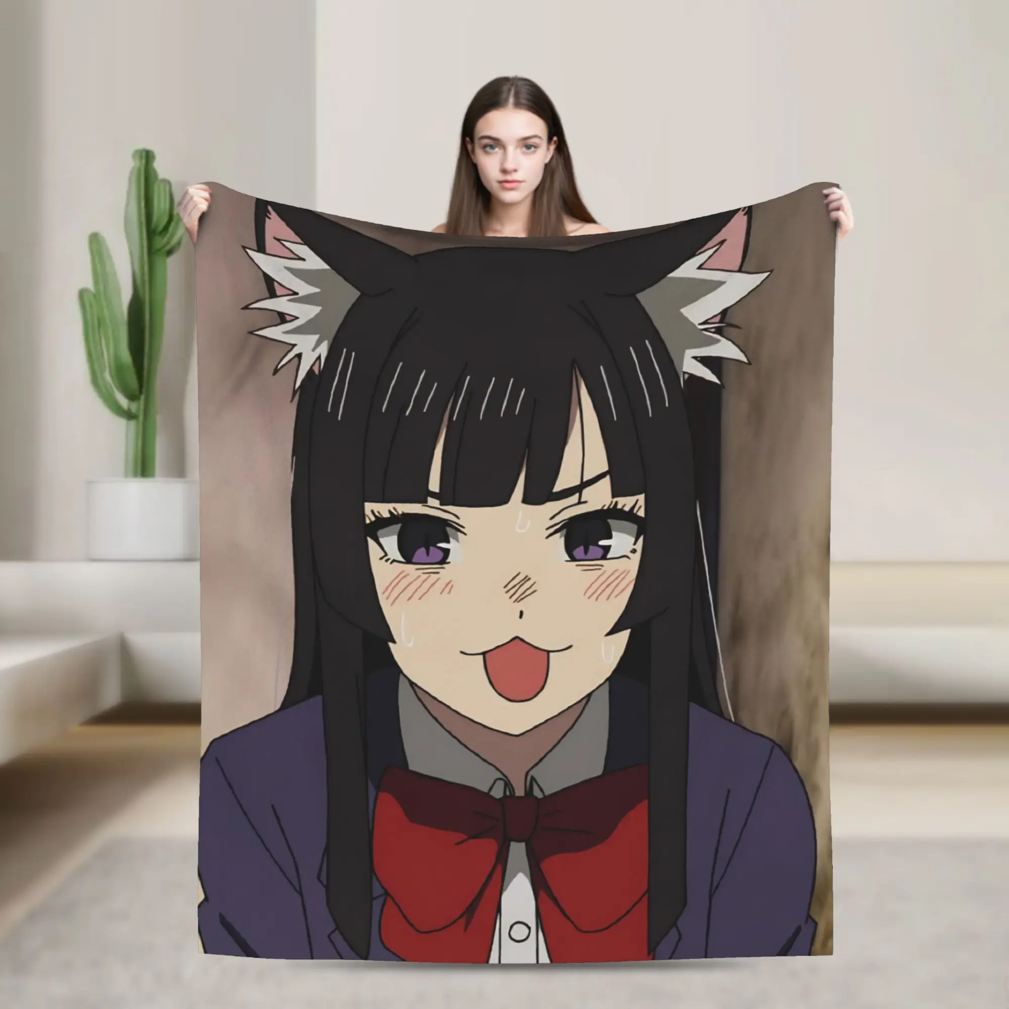 C-Chainsmoker Cats Blanket Multiple Sizes Super Soft and Warm  Throw Blankets for Sofa Couch and Bed