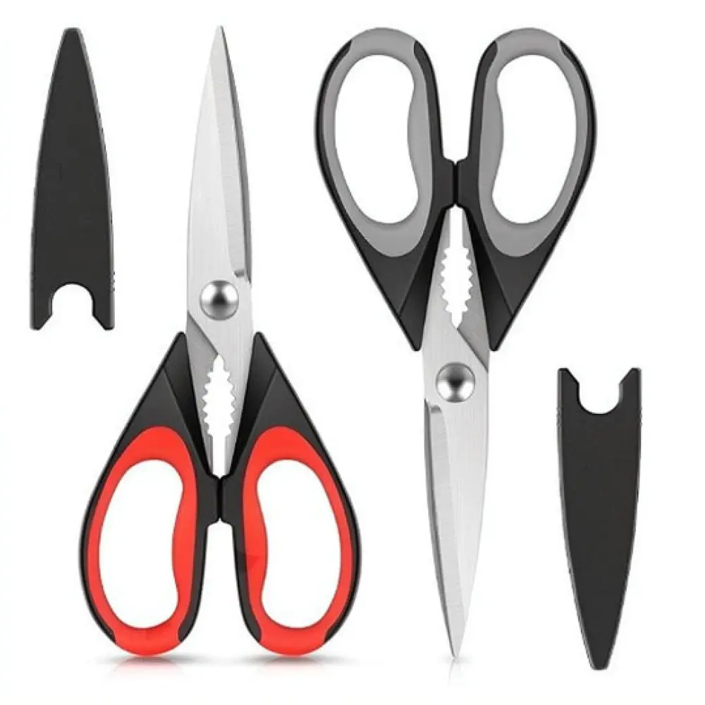 Multifunctional Kitchen Shears Stainless Steel Household Scissors Set For Fabric Sewing Crafting Ergonomic Handle Tool