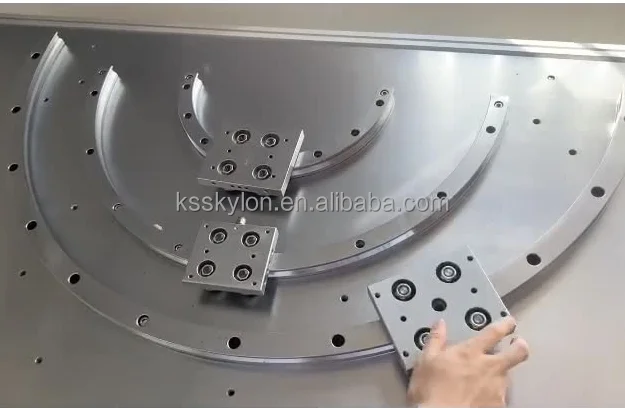 HCY China SKYLON Customized  R100 R200 R300 Circular Guide Rail with Block for Horizontal Line Transfer Equipment