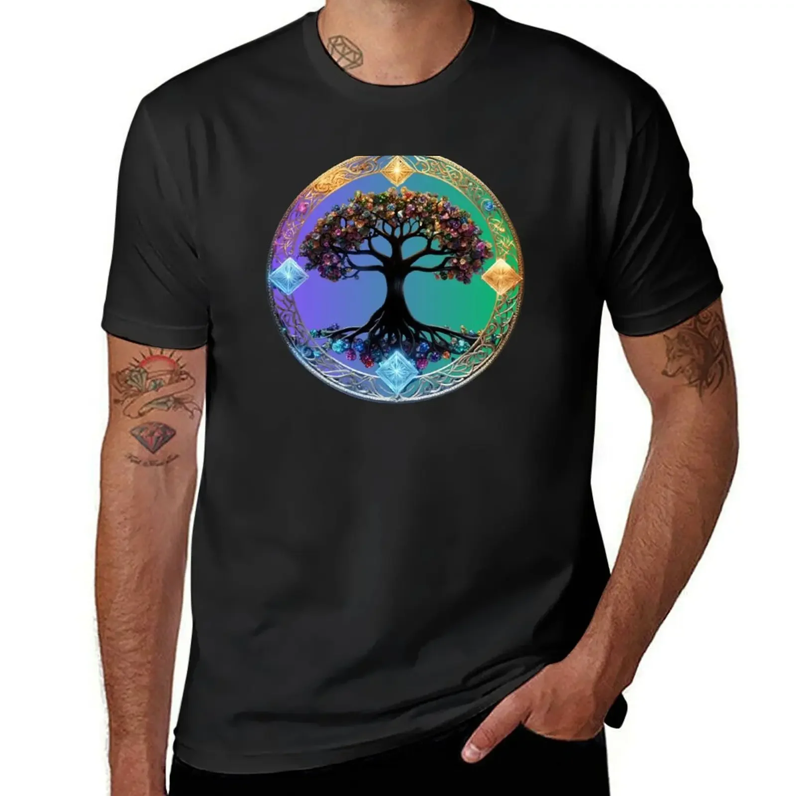 Luminous Spectrum T-Shirt sweat customs vintage t shirts men t shirts high quality