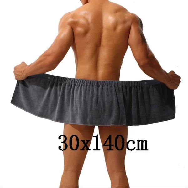 Men\'s Bath Towel and Shower Skirt Are Soft, Absorbent, and Anti Glare. Beach Towel Can Be Worn, and Fiber Is Skin Friendly Men