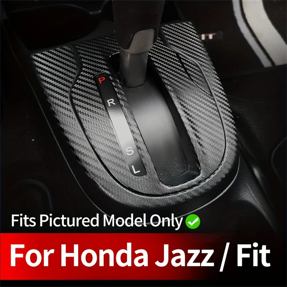 

for HONDA Fit Jazz GK5 GK 2014-2020 Interior Control Panel Door Handle 5D Carbon Fiber Stickers Decals Car styling Accessorie
