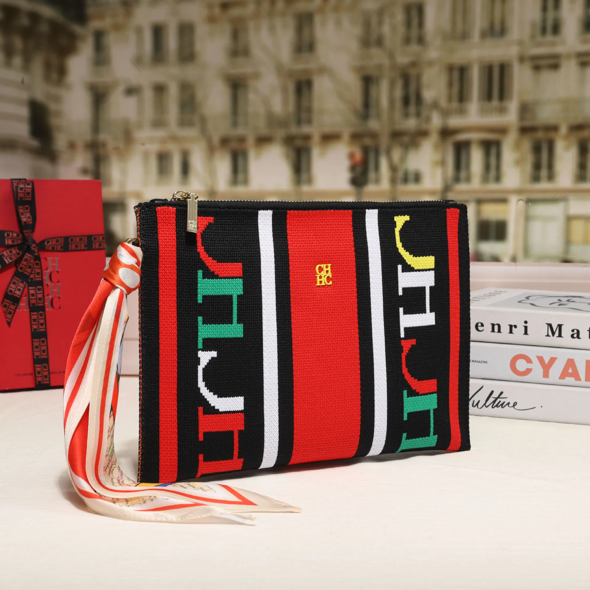 Trendy Women Minimalist Envelope Clutch Bag Multifunctional Long Wallet Hand Purse for Office Evening Party Street Daily Wear