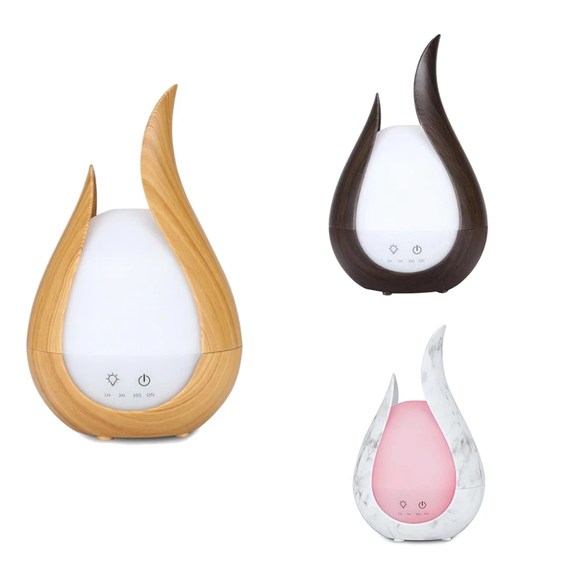 เครื่องเพิ่มความชื้นในอากาศเครื่องพ่นหมอกเย็นทำจากไม้หอมก้านปักน้ำมันหอมระเหย Essential กลิ่นหอมมี7สีปลั๊กแบบยุโรป