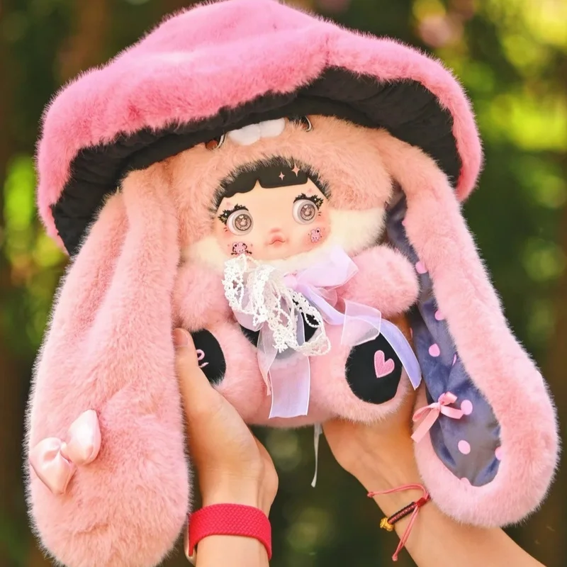 

New Nommi 400% V2 Mushroom hat Series Blind Box 400% Nommi Vinyl Face Dolls Toy Anime Figure Room Decor Kid Girl Birthday Gifts